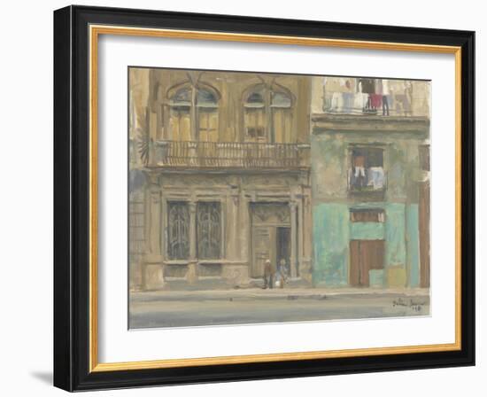 Havana House Front, 2010-Julian Barrow-Framed Giclee Print