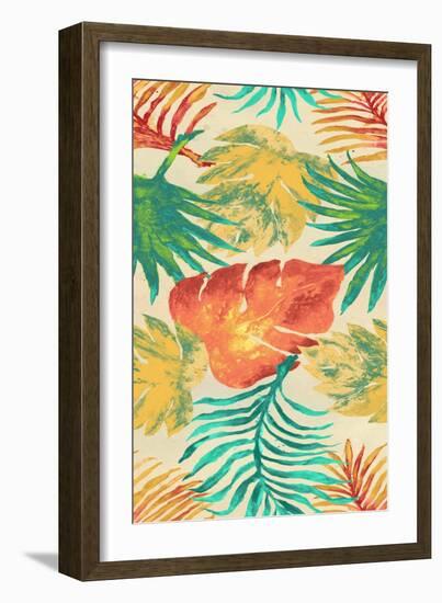 Havana Palm Pattern-Elizabeth Medley-Framed Art Print