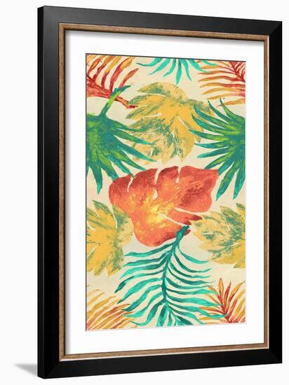 Havana Palm Pattern-Elizabeth Medley-Framed Art Print