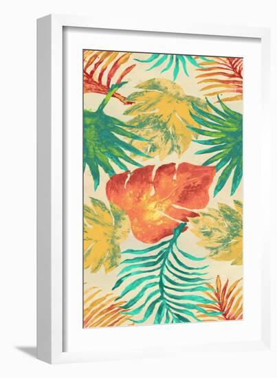 Havana Palm Pattern-Elizabeth Medley-Framed Art Print