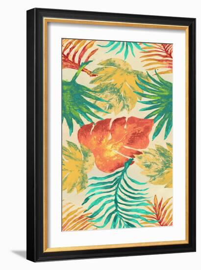 Havana Palm Pattern-Elizabeth Medley-Framed Art Print