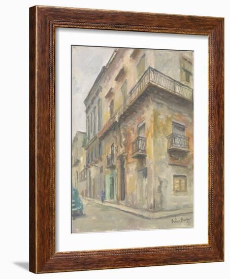 Havana Street Corner, 2010-Julian Barrow-Framed Giclee Print