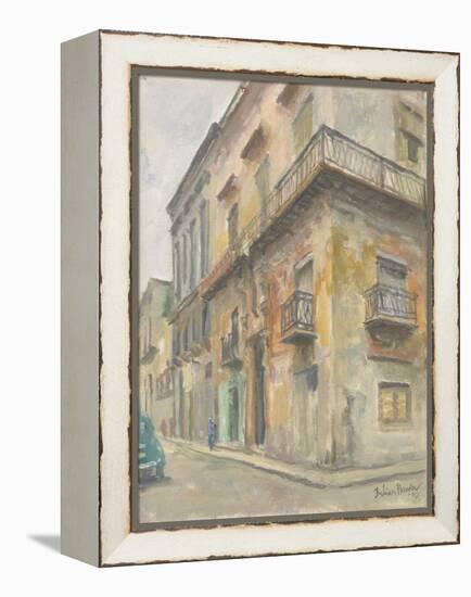 Havana Street Corner, 2010-Julian Barrow-Framed Premier Image Canvas