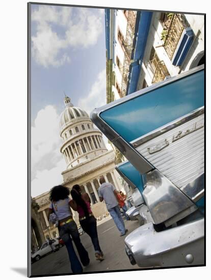 Havana, Vintage American Cars, Havana, Cuba-Paul Harris-Mounted Photographic Print