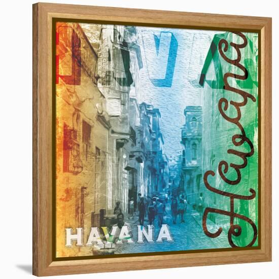 Havana-Jace Grey-Framed Stretched Canvas