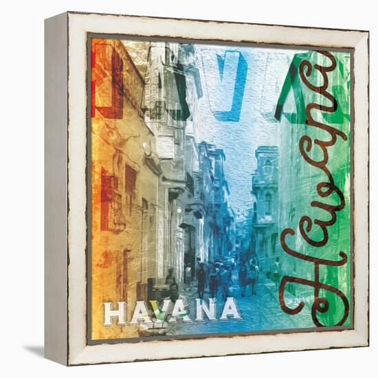 Havana-Jace Grey-Framed Stretched Canvas