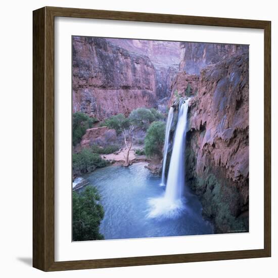 Havasu Falls, Grand Canyon, United States of America (U.S.A.), North America-Tony Gervis-Framed Photographic Print