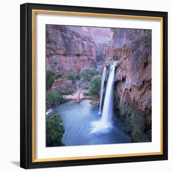 Havasu Falls, Grand Canyon, United States of America (U.S.A.), North America-Tony Gervis-Framed Photographic Print