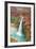 Havasu Waterfall on the Havasupai Reservation in Arizona, USA-Chuck Haney-Framed Photographic Print