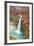 Havasu Waterfall on the Havasupai Reservation in Arizona, USA-Chuck Haney-Framed Photographic Print