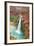 Havasu Waterfall on the Havasupai Reservation in Arizona, USA-Chuck Haney-Framed Photographic Print