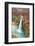 Havasu Waterfall on the Havasupai Reservation in Arizona, USA-Chuck Haney-Framed Photographic Print