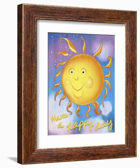 Have a Happy Day-ALI Chris-Framed Giclee Print