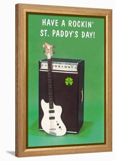 Have a Rockin' St. Pattie's Day-null-Framed Stretched Canvas