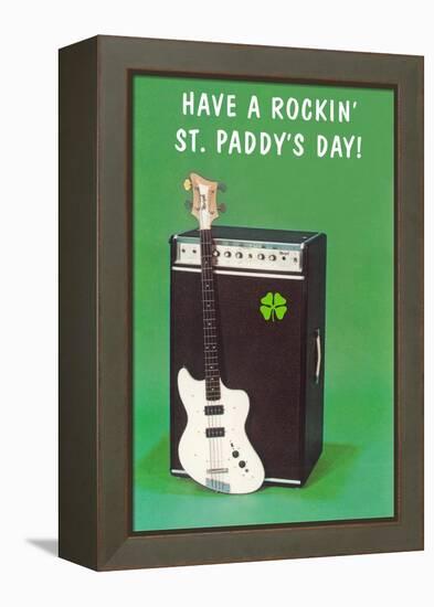 Have a Rockin' St. Pattie's Day-null-Framed Stretched Canvas