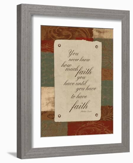 Have Faith-Jace Grey-Framed Art Print