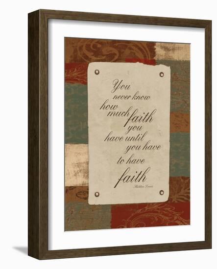 Have Faith-Jace Grey-Framed Art Print