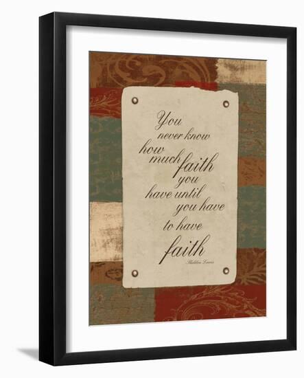 Have Faith-Jace Grey-Framed Art Print