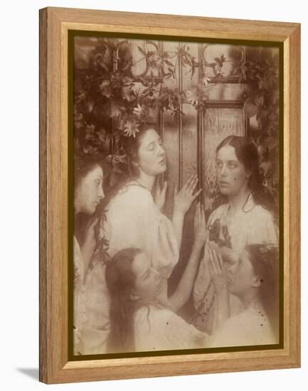 Have We Not Heard the Bridegroom Is So Sweet, August 1874-Julia Margaret Cameron-Framed Premier Image Canvas