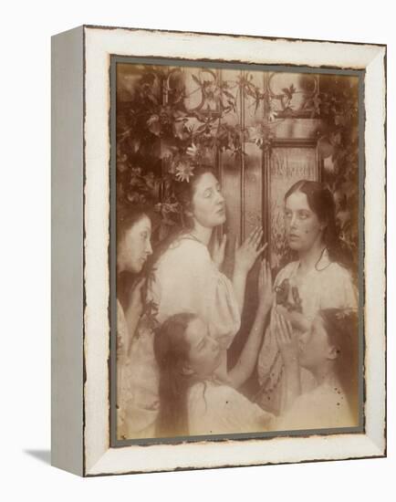 Have We Not Heard the Bridegroom Is So Sweet, August 1874-Julia Margaret Cameron-Framed Premier Image Canvas