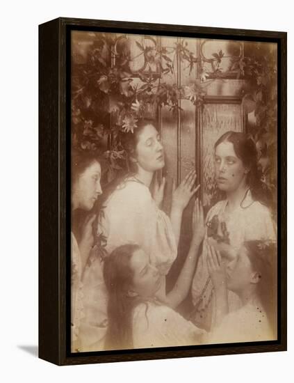 Have We Not Heard the Bridegroom Is So Sweet, August 1874-Julia Margaret Cameron-Framed Premier Image Canvas