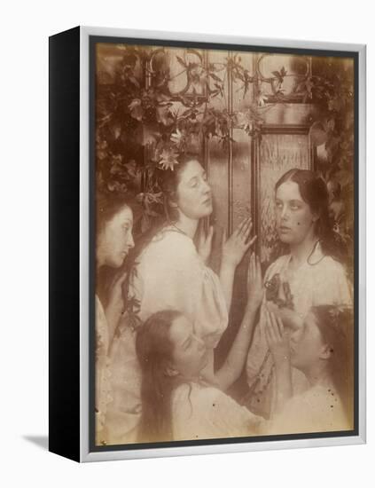 Have We Not Heard the Bridegroom Is So Sweet, August 1874-Julia Margaret Cameron-Framed Premier Image Canvas