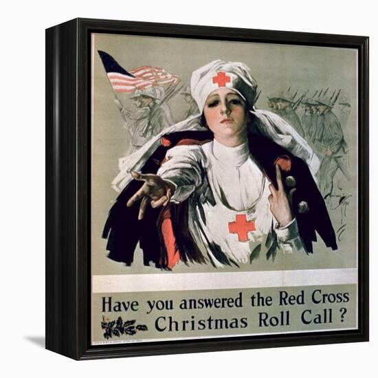 Have You Answered the Red Cross Christmas Roll Call?', 1st World War Poster-null-Framed Premier Image Canvas