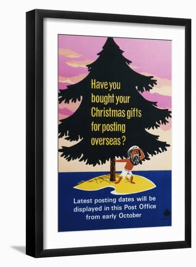Have You Bought Your Christmas Gifts for Posting Overseas?-Wilk-Framed Art Print