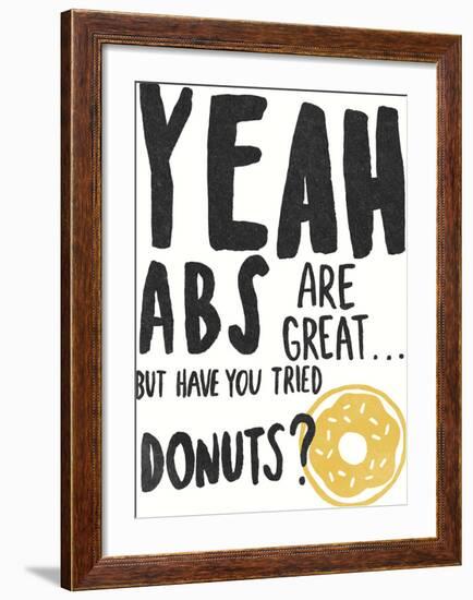 Have You Tried Donuts?-Kristine Hegre-Framed Giclee Print