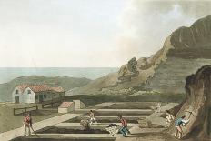 General View of an Alum Works in the Whitby Area, Yorkshire, 1814-Havell & Son-Giclee Print