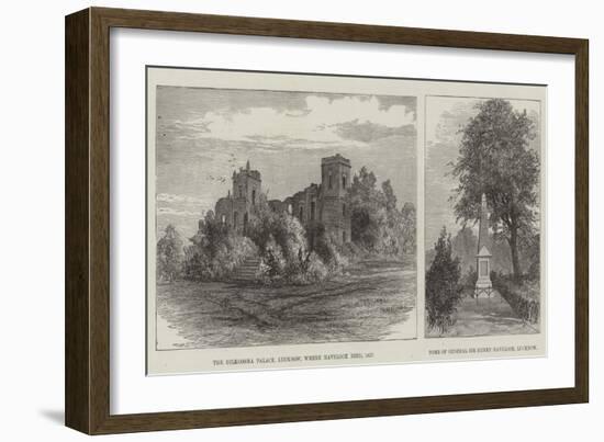 Havelock in Lucknow-null-Framed Giclee Print