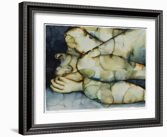 Haven 2, 2021 (W/C on Arches)-Graham Dean-Framed Giclee Print