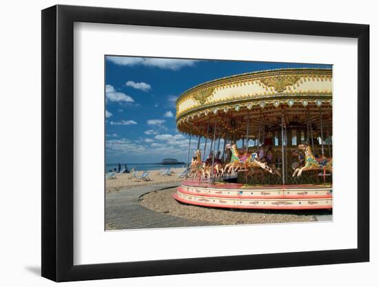 Having Fun on Brighton Beach, England-Jo Chambers-Framed Photographic Print