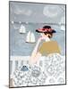 Having Tea by the Sea, 2015-Susan Adams-Mounted Giclee Print