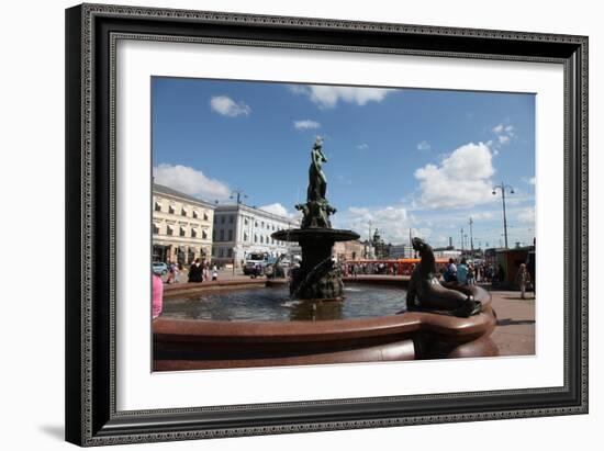 Havis Amanda Fountain, Helsinki, Finland, 2011-Sheldon Marshall-Framed Photographic Print