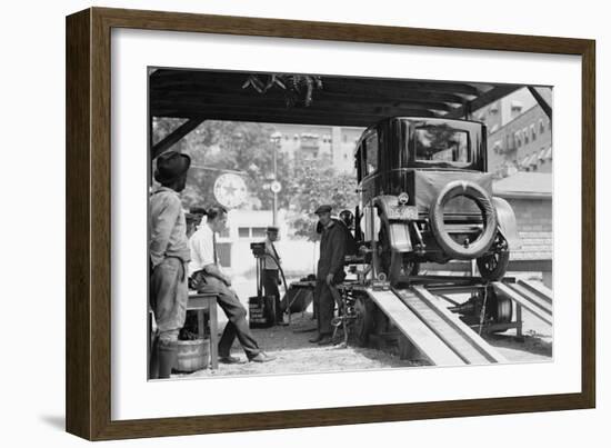 Havoline Oil Company Motor Oil Change-null-Framed Art Print