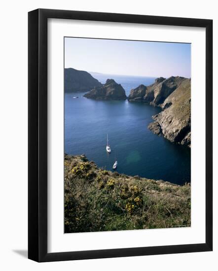 Havre Gosselin, Looking North to Gouliot Headland, West Coast, Sark, Channel Islands-Geoff Renner-Framed Photographic Print