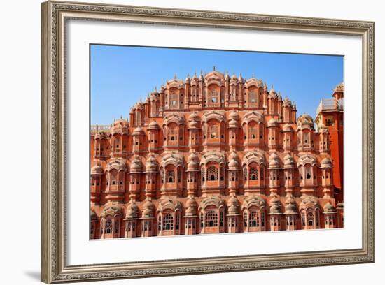 Hawa Mahal (Palace of Winds), Built in 1799, Jaipur, Rajasthan, India, Asia-Godong-Framed Photographic Print