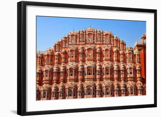 Hawa Mahal (Palace of Winds), Built in 1799, Jaipur, Rajasthan, India, Asia-Godong-Framed Photographic Print