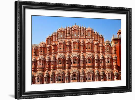 Hawa Mahal (Palace of Winds), Built in 1799, Jaipur, Rajasthan, India, Asia-Godong-Framed Photographic Print