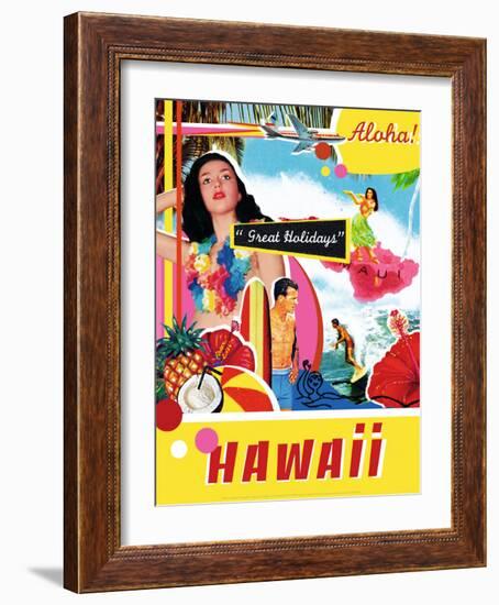 Hawai-Natali-Framed Art Print