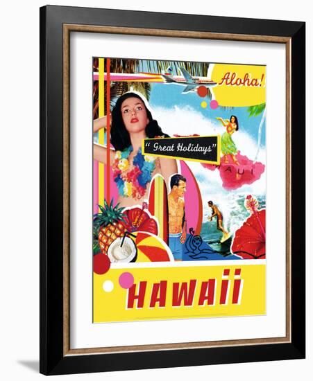 Hawai-Natali-Framed Art Print