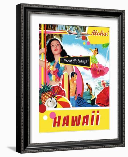 Hawai-Natali-Framed Art Print