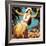 Hawaian Girl Dancing-English School-Framed Giclee Print