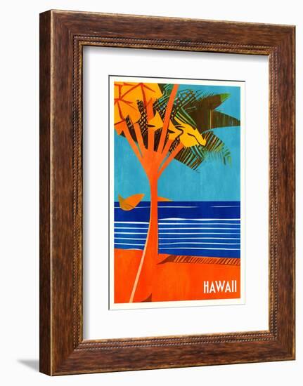 Hawaii, 1955-Bo Anderson-Framed Photographic Print