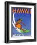 Hawaii Air Travel-Jean Pierre Got-Framed Art Print