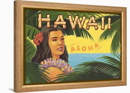 Hawaii, Aloha-Kerne Erickson-Framed Stretched Canvas