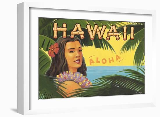 Hawaii, Aloha-Kerne Erickson-Framed Art Print