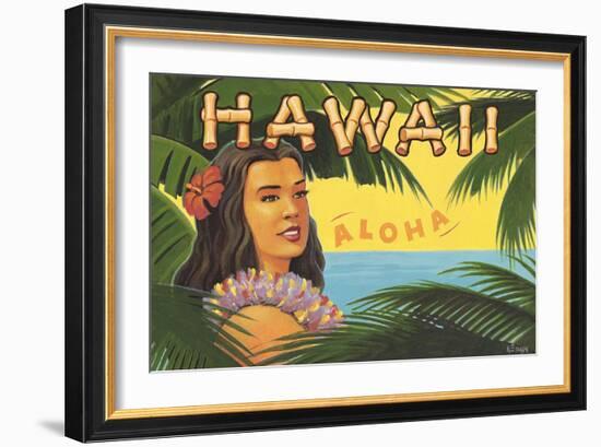 Hawaii, Aloha-Kerne Erickson-Framed Art Print