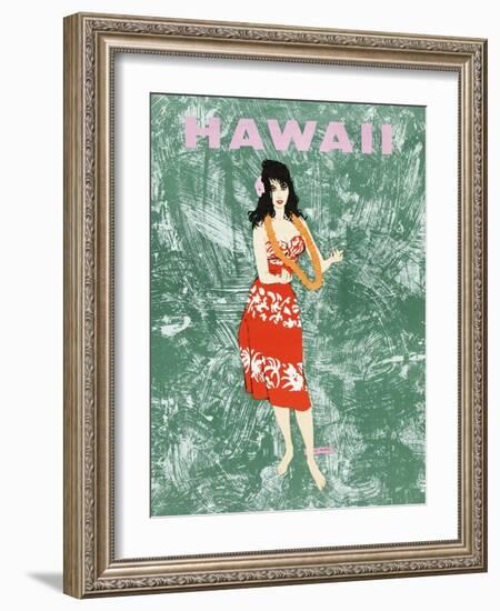 Hawaii Beckons-Al Moore-Framed Art Print
